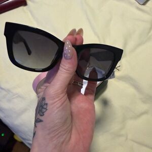 kate spade Black Cat Eye Sunglasses